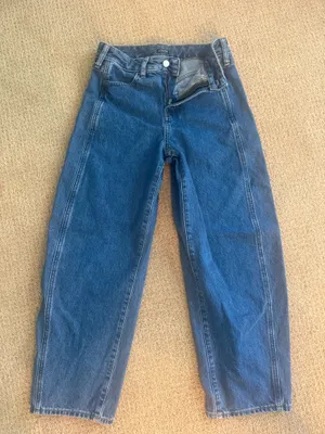 J.Crew Jeans Barrel Cut Tapered Pleats Indigo 23 thumbnail 1