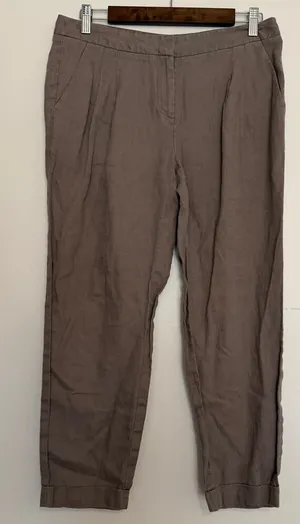 LOFT‎ 100% Linen Trouser Pants Women's Size 4 Summer Lightweight Breathable thumbnail 1