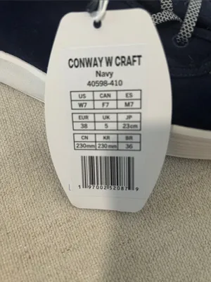 Hey Dude Conway Craft Linen Casual Sneakers from Finish Line, Navy, Size 7, NWT thumbnail 11