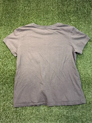Vans Women's Grey T-Shirt Graphic‎ Logo Skate Beach Sunset Colorful Small thumbnail 3