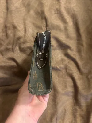 DB Patterned Canvas pouch thumbnail 5