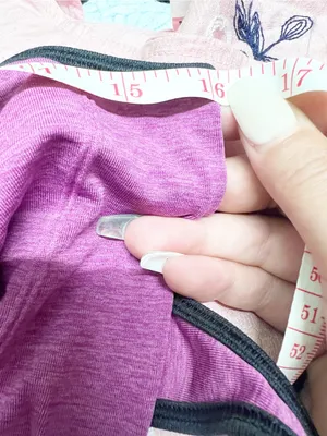 Lululemon Women’s In The Flow Purple Low Open Back Tank Top w/ Black Trim and Ruched Sides thumbnail 9