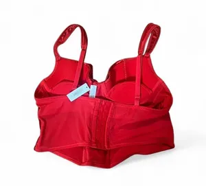 Adore Me Corset Sz 38B Arianna Satin Underwire Bow Detail Feminine Valentines thumbnail 4