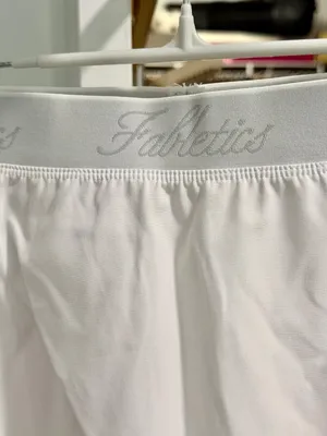 Fabletics White Woven Pocket Skirt with Built-In Short Size X-Large XL thumbnail 4
