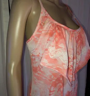 Miken ladder back tie dye beach dress thumbnail 3