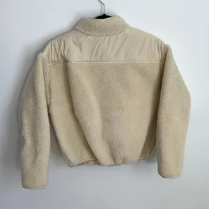 Madewell Faux Shearling Half-Zip Pullover NWT‎ size xsmall thumbnail 7