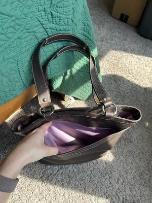 Vintage Coach Pebbled Penelope Tote Bag thumbnail 4