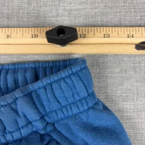 Nike Shorts Youth 12-14 Blue Fleece Sweat Elastic Waist Swoosh Logo Gym Athletic thumbnail 3