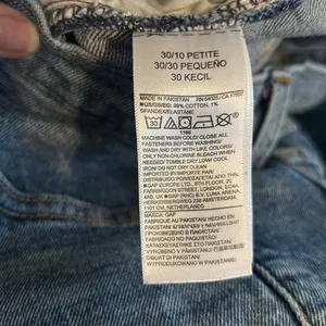 Gap High Rise Stride Wide-Leg Ankle Jeans Sz 30/10P Medium Indigo Wash Cotton thumbnail 7