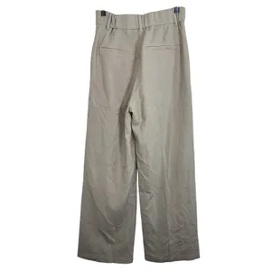 Abercrombie & Fitch Tan Beige Tailored Wide Leg Dress Pants Trousers Womens Sz S thumbnail 2