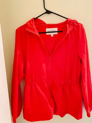 J.Crew Red Raincoat thumbnail 1