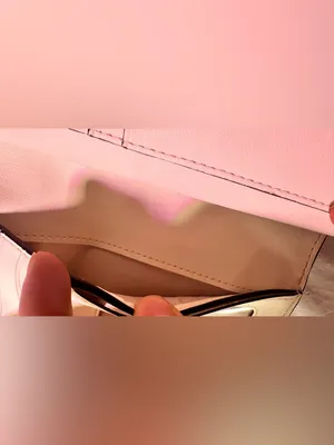 kate spade Pale Pink Saffiano Leather Zip Wallet with Gold Logo thumbnail 5