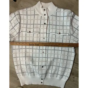 Women’s By Design Jacket Medium Plaid Snap Front Snap Pockets Cuffed Sleeves thumbnail 5