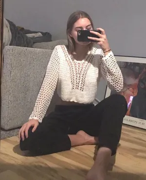 Windsor Crochet Crop Top/Cover Up thumbnail 2