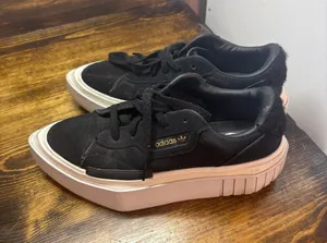 Adidas Black Hypersleek Sneakers Size 6.5 thumbnail 1