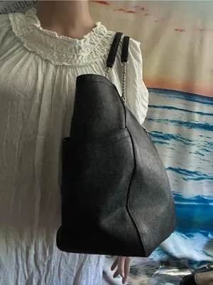 Michael Kors Black Monogram Tote Shoulder Bag thumbnail 10