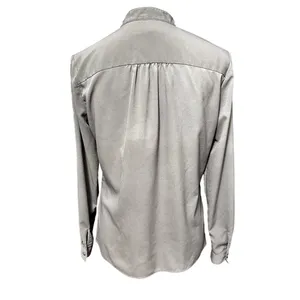 Banana Republic Olive Green Classic Embroidered Button Up Blouse Office Ready thumbnail 5