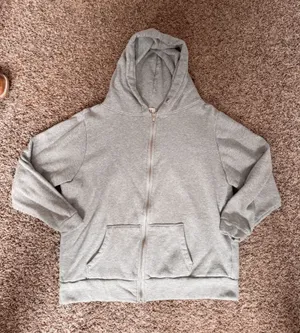 BKE Zip-Up Grey Hoodie  thumbnail 1