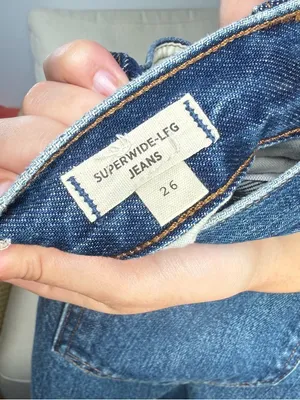 Madewell Superwide Leg Jeans Size 26 thumbnail 8