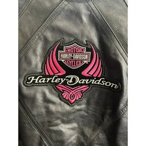 Wilsons Black Leather Motorcycle Jacket Vintage Biker Harley Davidson Size‎ XS thumbnail 7
