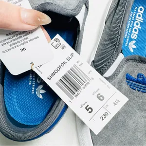 Adidas Shmoofoil Slip-On - Grey / Royal Blue - 6 - Nib thumbnail 6