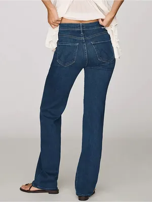MOTHER The Kick It High Rise Straight Leg Jeans in Pinkies Up NWT thumbnail 2