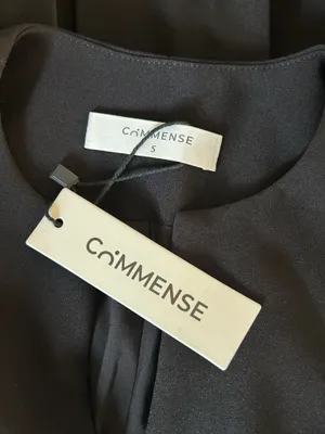 Commence black Sleeveless Keyhole-Neck Belted Pleated Mini Dress small thumbnail 6