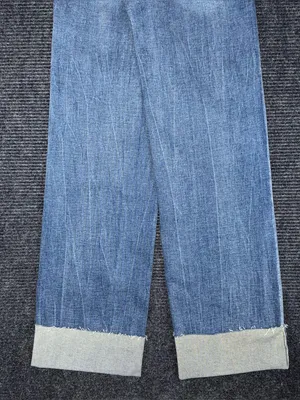 Buckle Black NWT Fit 35 Wide Leg Stretch Cuffed Jeans 26x32 High Rise BBW1388R thumbnail 6