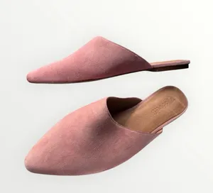 Madewell The Remi Mule in Pink Suede thumbnail 6