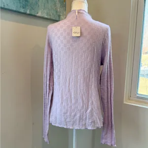 Free People Orchid Dust Long Sleeve Top NWT thumbnail 2
