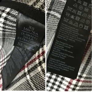 All Saints Tyla Check Plaid Wool Blend Belted Long Trench Coat thumbnail 15