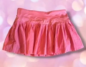 Bloom Seasons Pink Mini Pleated Golf Tennis Skort Skirt Large Activewear Juniors thumbnail 1