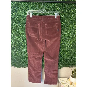 Patagonia Women’s Maroon Corduroy Pants Size 30 thumbnail 2
