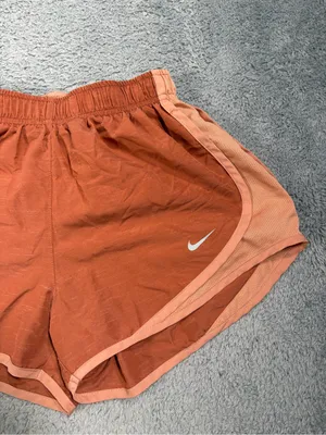 Nike Women's Rust Orange Running Shorts small thumbnail 5