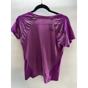 The North Face Purple Ladies Cycling Top Large Small Hole On Shoulder Outdoor‎ thumbnail 6