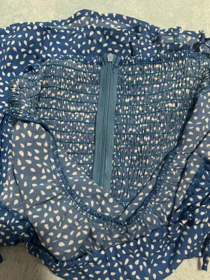 Polka Dot Romper Blue thumbnail 3
