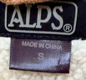 Alps Brown Faux Suede Vest Women's Size Small thumbnail 3
