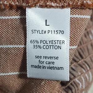 Active USA Brown and white Striped print‎ Romper Size L thumbnail 7