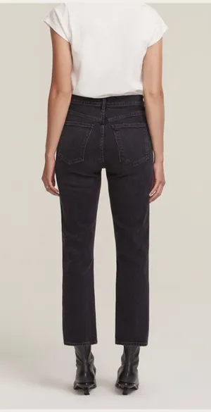 AGOLDE Wilder Straight Leg Jeans in Panoramic thumbnail 2