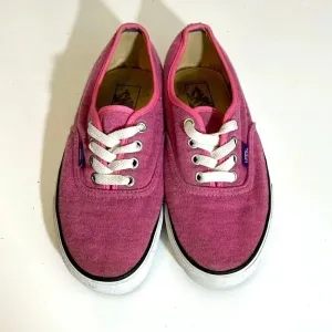 Vans Pink and White‎ Women's Sneakers thumbnail 2