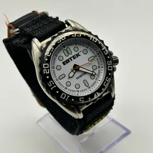 Vintage Eddie Bauer EBTEK Dive-style Quartz Watch Working New Battery thumbnail 3