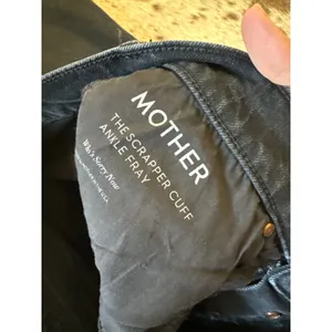 MOTHER The Scrapper Cuff Ankle Fray Jeans In Who's Sorry Now Size‎ 28 thumbnail 7