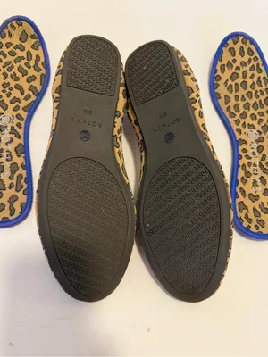 Rothys Spotted Leopard Print Loafers Slip On Round Toe Animal size 9.5 thumbnail 8