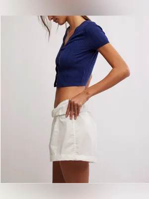 NWT Free People FP Intimately Cassie Cardi - indigo blue navy - Medium thumbnail 5