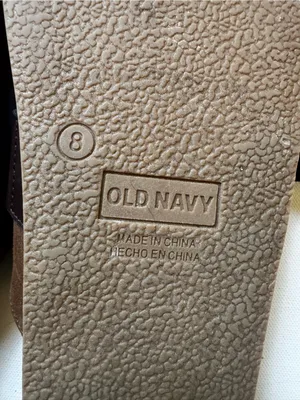 Old Navy Brown Suede Buckle Slide Loafers thumbnail 5