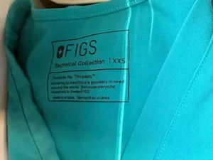 LIMITED EDITION Figs Teal Catarina Scrub Top Women’s thumbnail 5