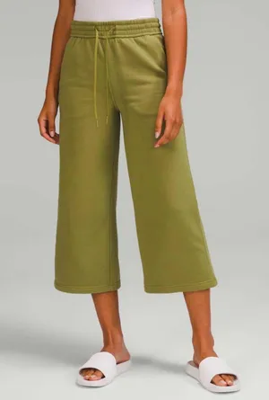 Loungeful High-Rise Wide Leg Crop Sweatpants thumbnail 2