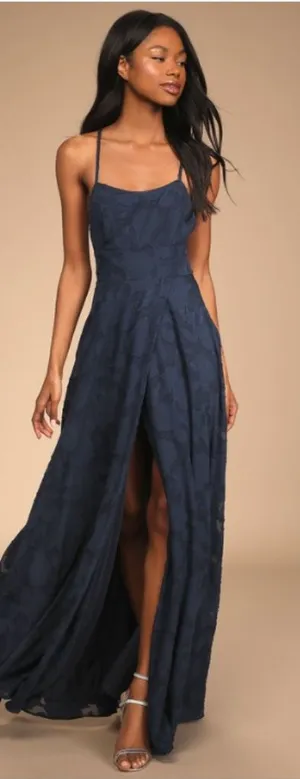 LULU's Prom Wedding Bridesmaid Romantic Garden Floral Flowy Maxi Dress NWOT thumbnail 1