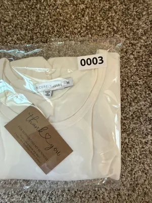Sincerely Jules Lux‎ White Long Sleeve Top Size M thumbnail 7