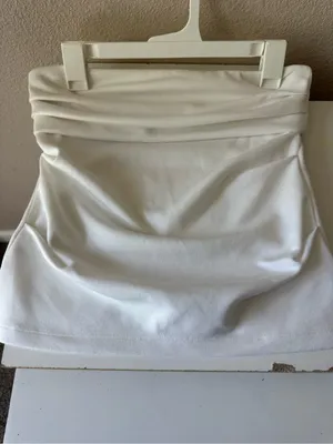 Emerson Lang White Strapless Tube Top - Clean Minimal Silhouette thumbnail 7